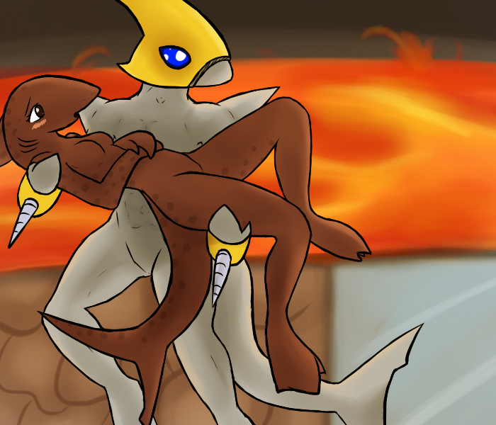 digshark saving a shark