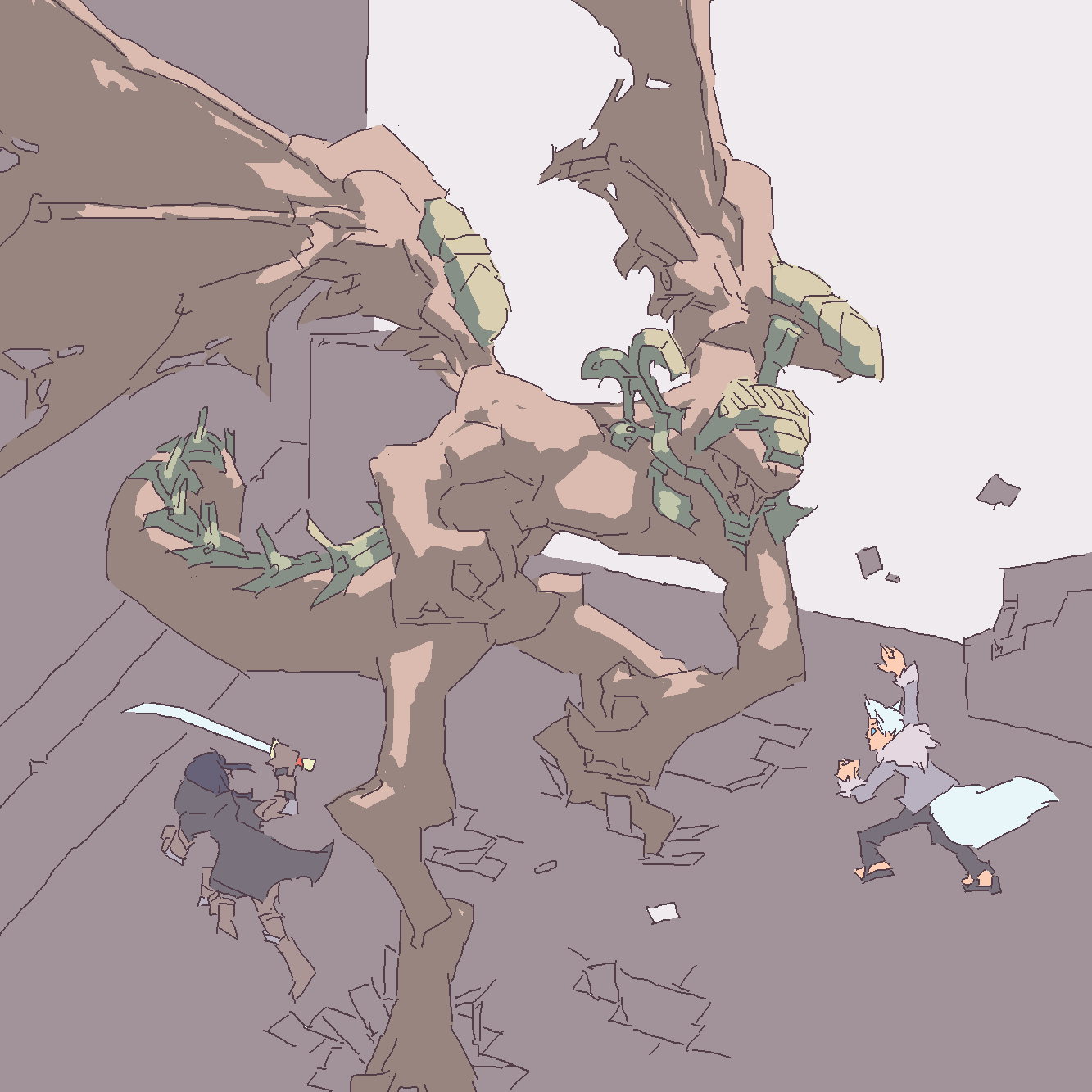 Bellfry Gargoyle fight